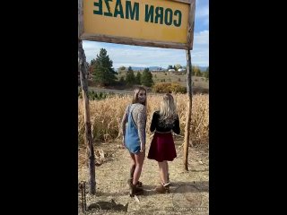 let's see how risky we can get into the corn maze :)